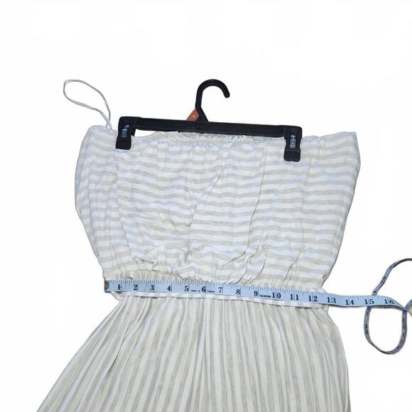 Beach Break Striped Off-Shoulder Jumpsuit - Picture 6 of 9